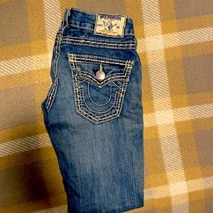 True religion blue jeans size 23